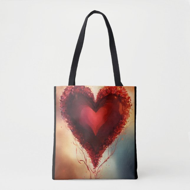 Heartfelt Tote Bag Design Tygkasse (Framsida)