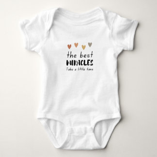 Heartfilt Baby Bodydress: Best Miracles Design T Shirt