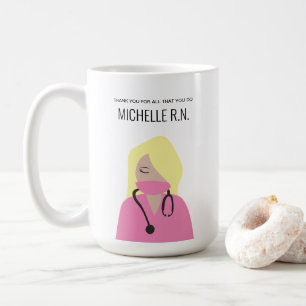 Heartfilt Care: Anpassade Nurse Gratitude Mugg