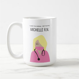 Heartfilt Care: Anpassade Nurse Gratitude Mugg