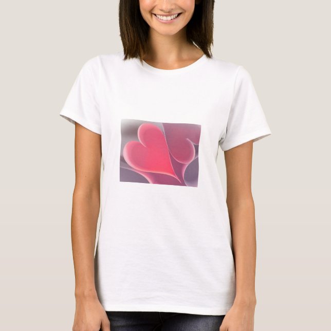 "Heartfilt Elegance Tee" T Shirt (Framsida)
