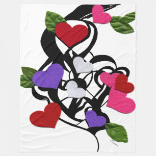 "Heartfilt" Fleece filt, stor
