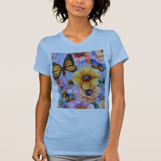 Heartfilt Flutter: Butterfly Silhouette T-Shirt De
