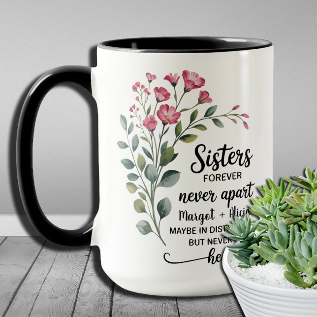 Heartfilt Gift Sisters for ver Meaningful Sister Mugg (Skapare uppladdad)