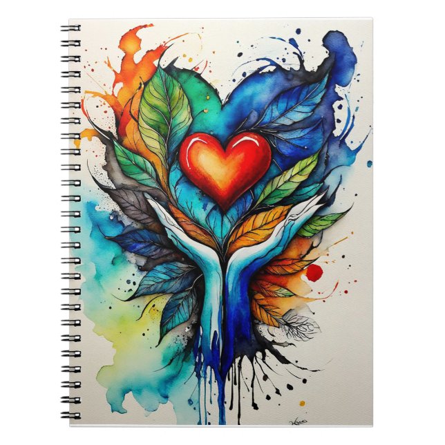 Heartfilt Harmony Anteckningsbok (Framsidan)