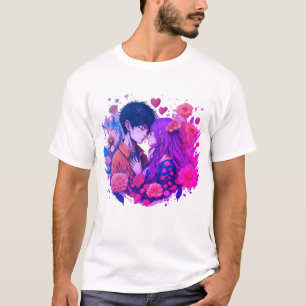 Heartfilt Harmony: Kärlek par Speciella nutida Des T Shirt