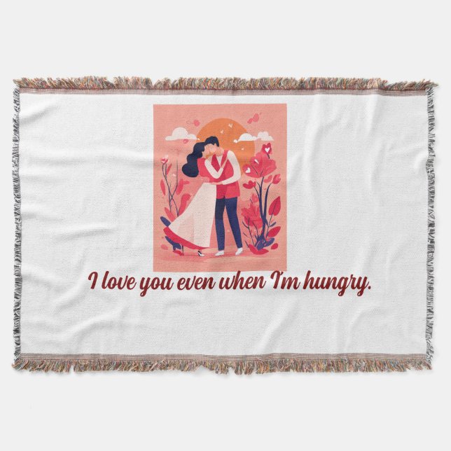 "Heartfilt Hugs - Ultimate Valentines Blanket Filt (Framsidan)