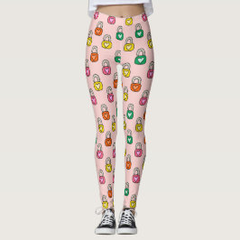 Heartfilt Locks Mönster Leggings