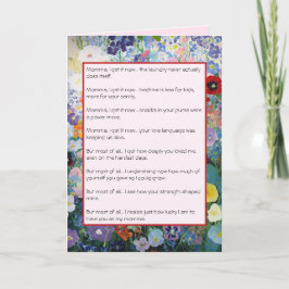 Heartfilt Mors dag-kort Tack Kort