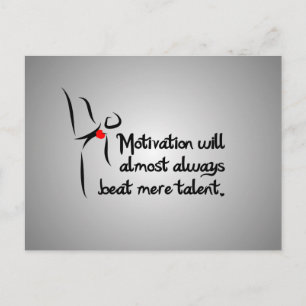 Heartfilt-Motivation Dance Vykort