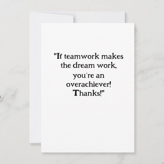 "Heartfilt Notes" Tack Kort (Baksida)