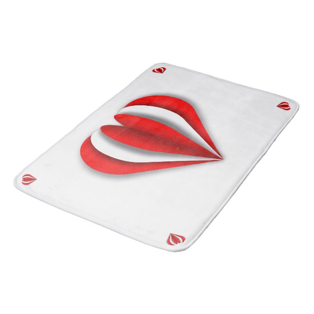 Heartfilt Origami Badrumsmatta (Vinklad)