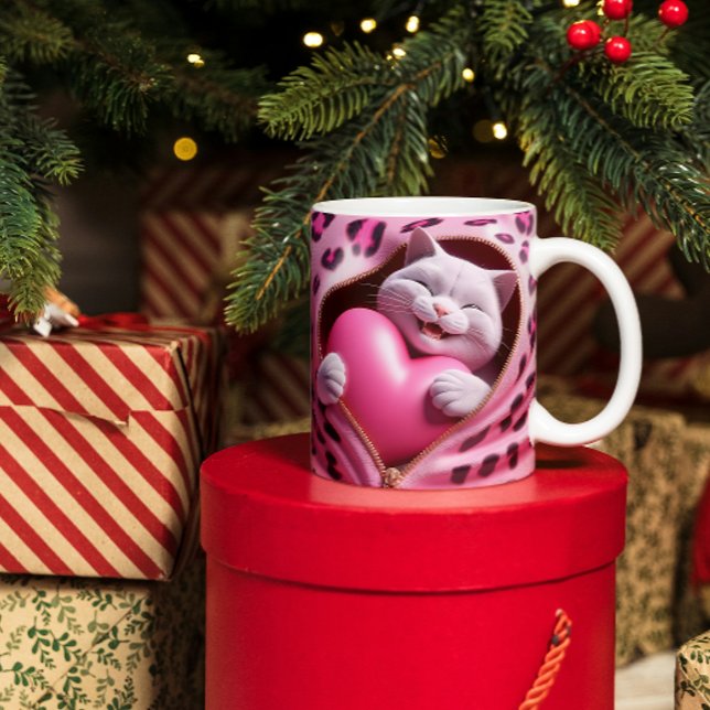 Heartfilt Sips: Alla hjärtans kaffeglädje Mugg (Skapare uppladdad)