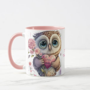 Heartfilt "Uggla Kärlek You Always" Mugg