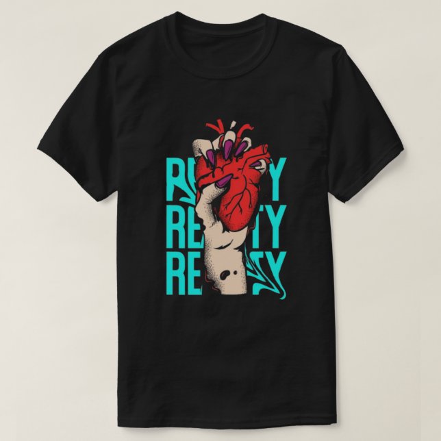 Heartfilt Vibes T Shirt (Design framsida)