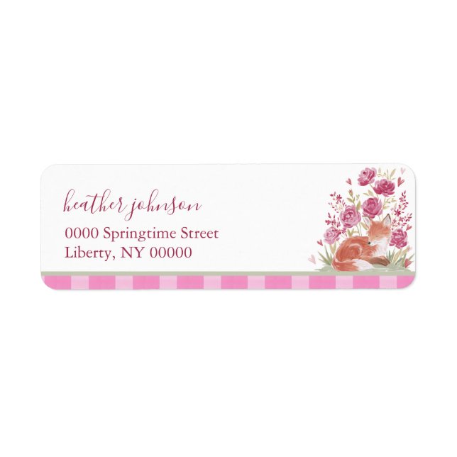 Hearthlight Notes A Little Love Romantic Winter Returadress Etikett (Framsidan)