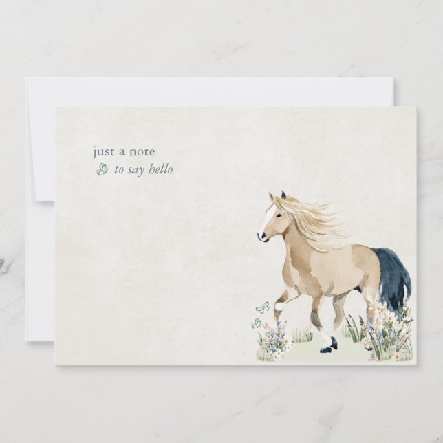 Hearthlight Notes Meadow & Mane Notes Anteckningskort (Framsida)