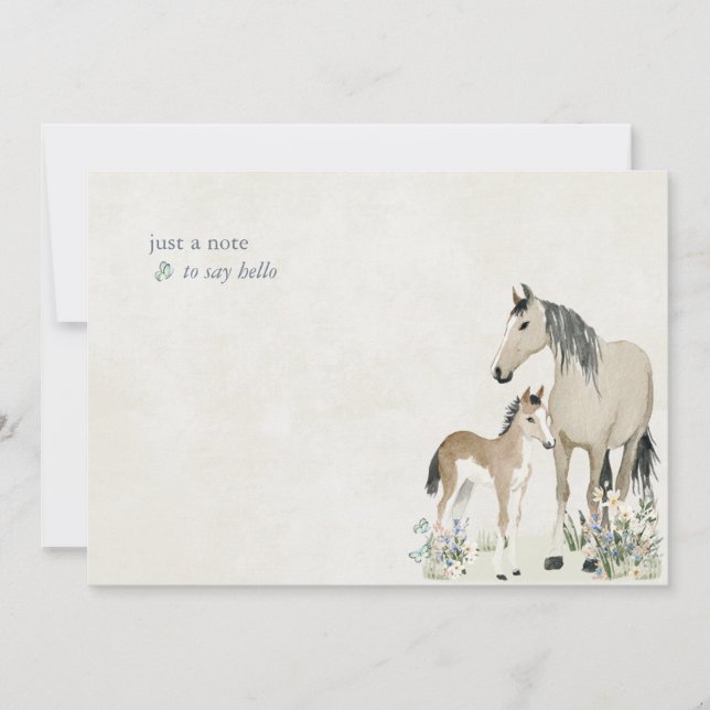 Hearthlight Notes Meadow & Mane Notes Anteckningskort (Framsida)