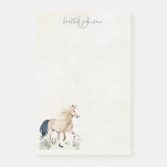 Hearthlight Notes Meadow & Mane Notes Post-it Block (Framsida)