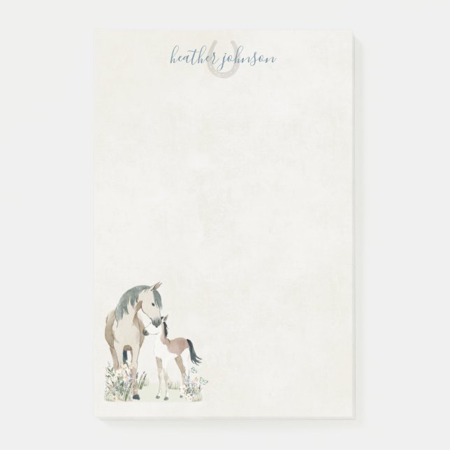 Hearthlight Notes Meadow & Mane Notes Post-it Block (Framsida)