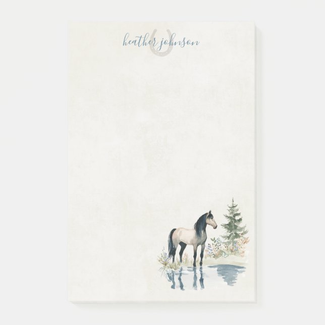 Hearthlight Notes Meadow & Mane Notes Post-it Block (Framsida)