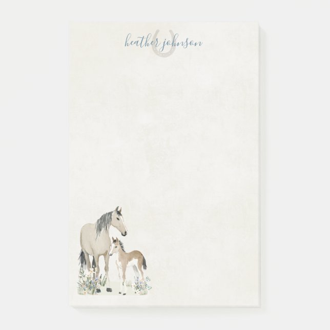 Hearthlight Notes Meadow & Mane Notes Post-it Block (Framsida)