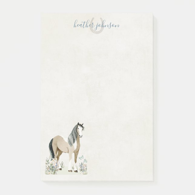 Hearthlight Notes Meadow & Mane Notes Post-it Block (Framsida)