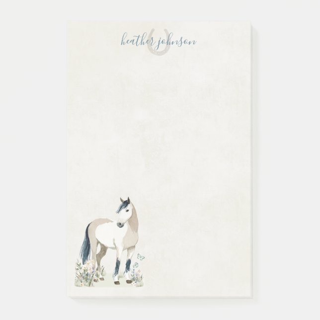 Hearthlight Notes Meadow & Mane Post-it-lappar Post-it Block (Framsida)
