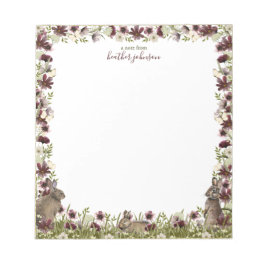 Hearthlight Notes Spring Meadow Bunny Notepad Anteckningsblock