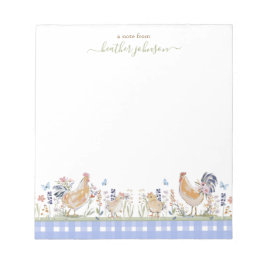 Hearthlight Notes Spring Soft Meadow Gingham Anteckningsblock