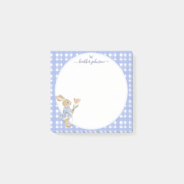 Hearthlight Notes Spring Soft Meadow Gingham Post-it Block