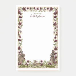 Hearthlight Notes Spring Soft Meadow Wildflower Post-it Block