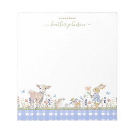 Hearthlight Notes Vår Mjuk Gingham äng Anteckningsblock