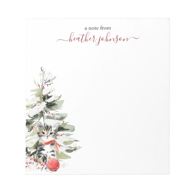 Hearthlight Notes Vinter Mysig Kittel Personlig Anteckningsblock (Framsida)