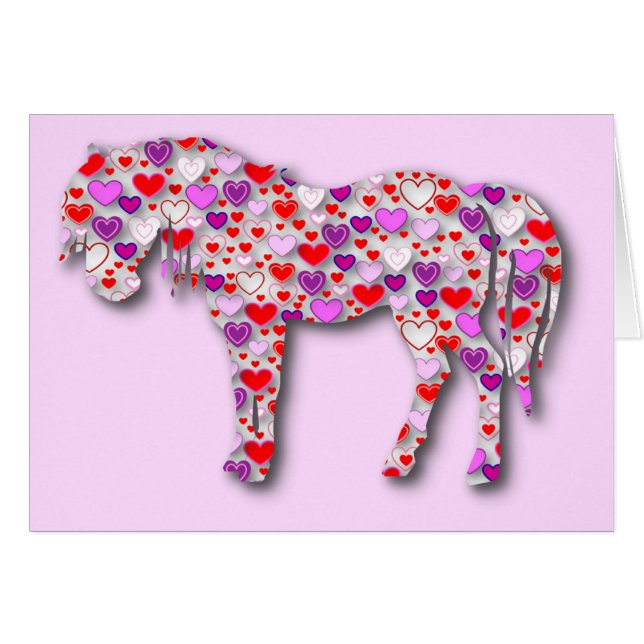 HEARTHORSE HÄLSNINGSKORT (Framsidan Horizontal)