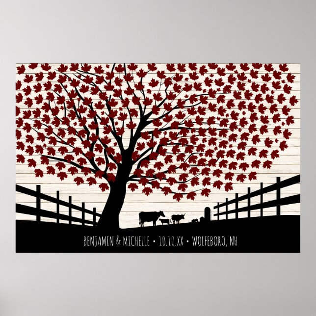 Heartland - 250 Namnteckning Guest Bok Alternative Poster (Framsidan)