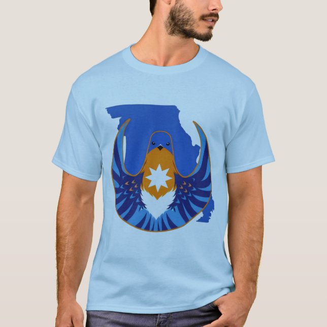 Heartland Blue Wing Alliance T-shirt 2 (Framsida)