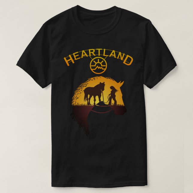 Heartland, Heartland Ranch, Horse Lovers, Horse Ow T Shirt (Design framsida)