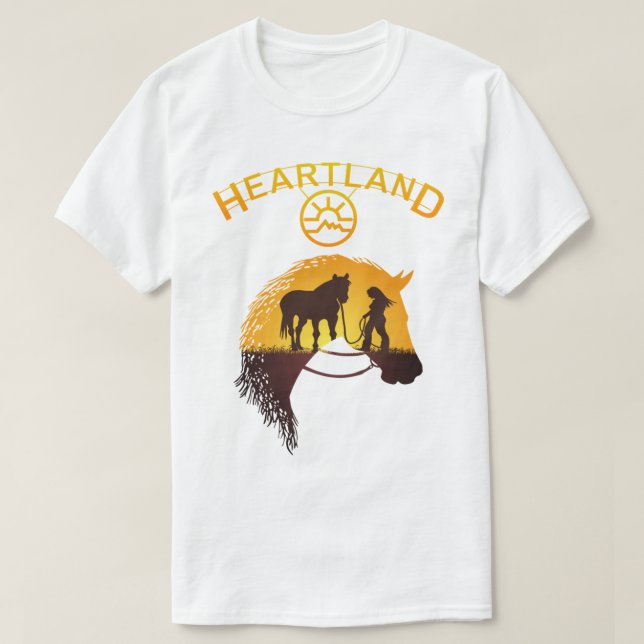 Heartland, Heartland Ranch, Horse Lovers, Horse Ow T Shirt (Design framsida)