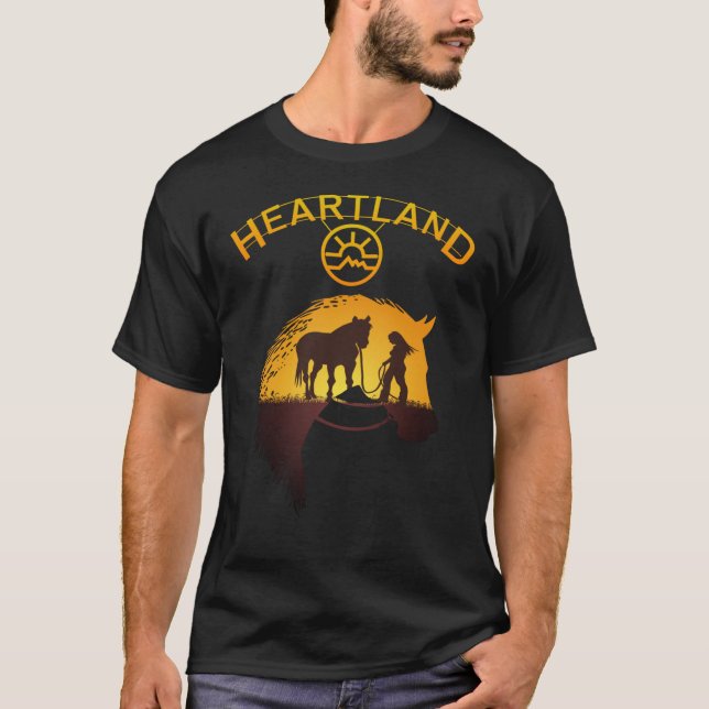 Heartland Heartland Ranch Horse Lovers Horse Owner T Shirt (Framsida)