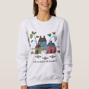 Heartland mysig Americana vintage landsbygd stil T Shirt