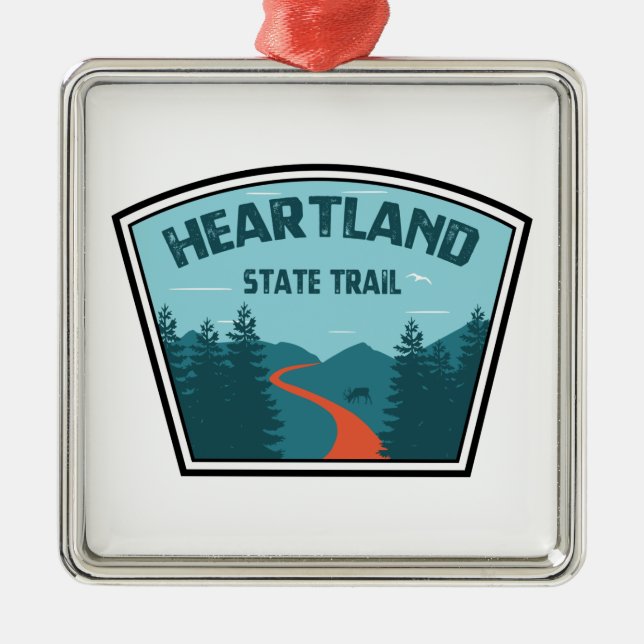 Heartland State Trail Julgransprydnad Metall (Framsidan)