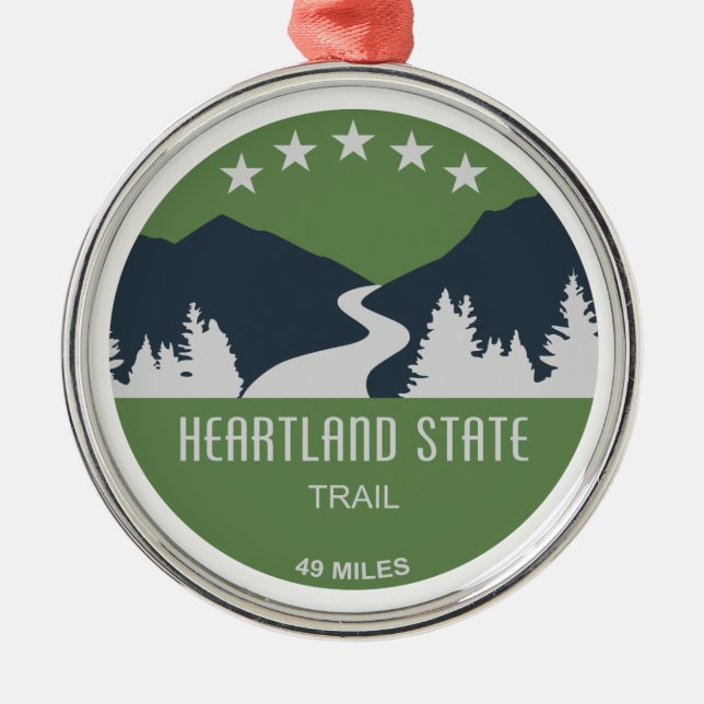 Heartland State Trail Julgransprydnad Metall (Framsidan)
