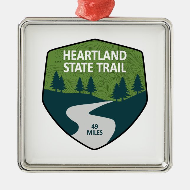 Heartland State Trail Julgransprydnad Metall (Framsidan)