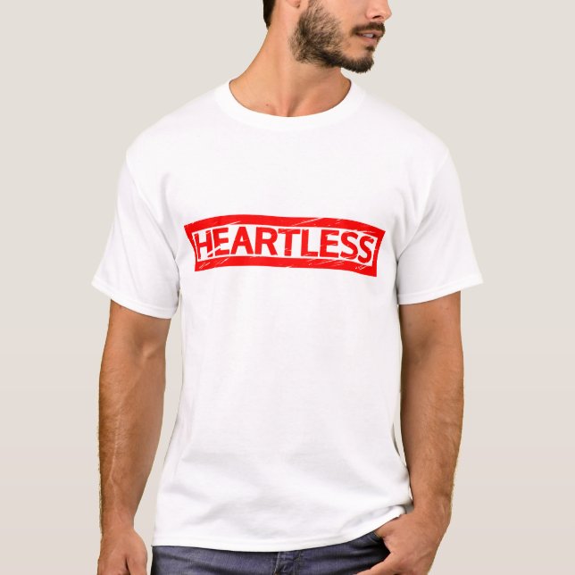 Heartless Frimärke T Shirt (Framsida)