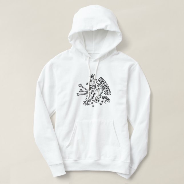 Heartless Gangster Angel Trendig Mode Hoodie (Design framsida)
