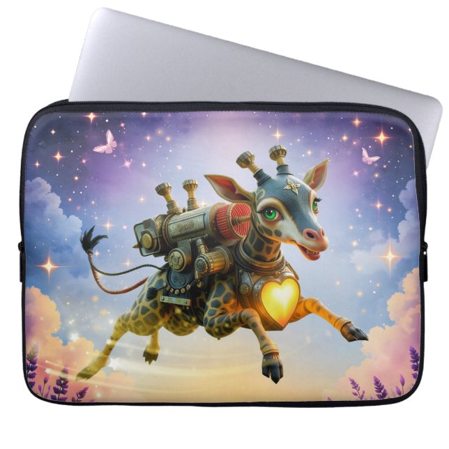 Heartlight Voyager of the Moonlit Skies.  Laptop Fodral (Framsidan)
