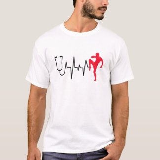 Heartline Sport Muay Thai Boxing Martial Art Heart T Shirt
