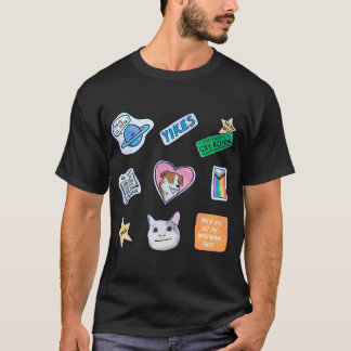 Heartpropp Charlie's Journal Stickers T Shirt