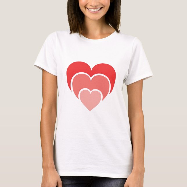 HEARTS1 TEE SHIRT (Framsida)